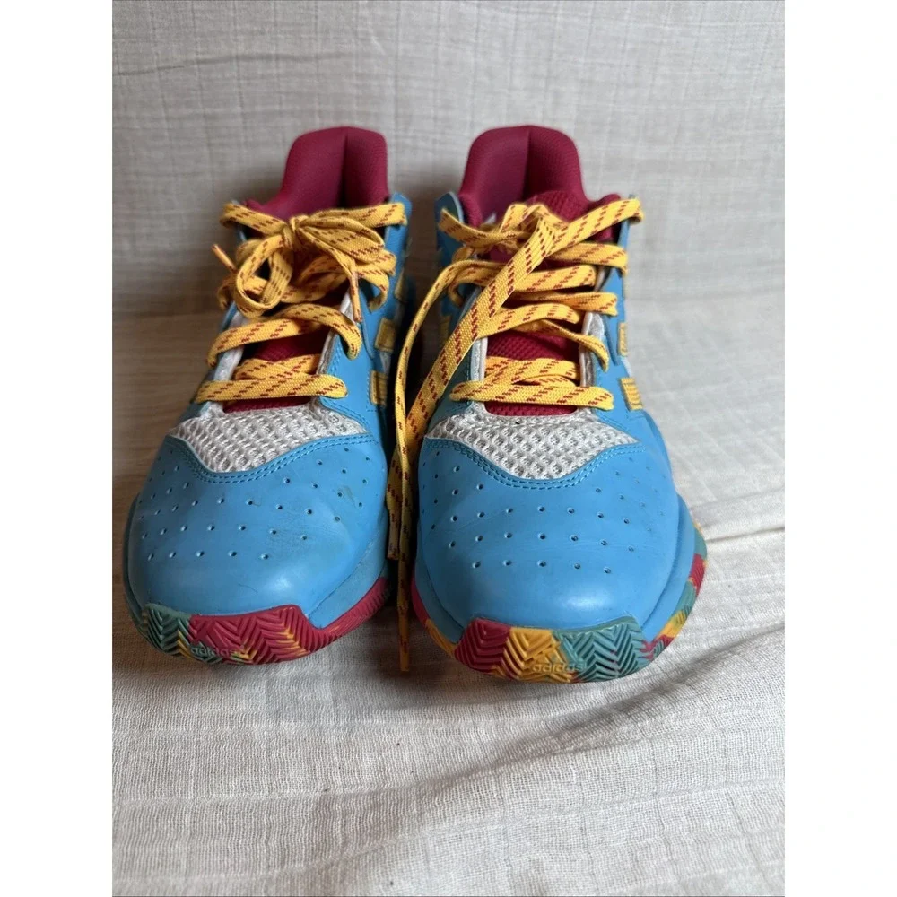 Adidas‎ Harden Stepback J Shoes Cyan/solar Gold Men's Size-7